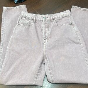 PacSun dad jeans in purple/pink